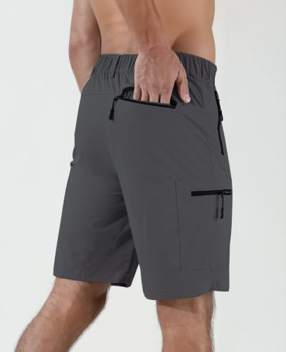 Fishing Shorts with 5 Zipper Pockets
