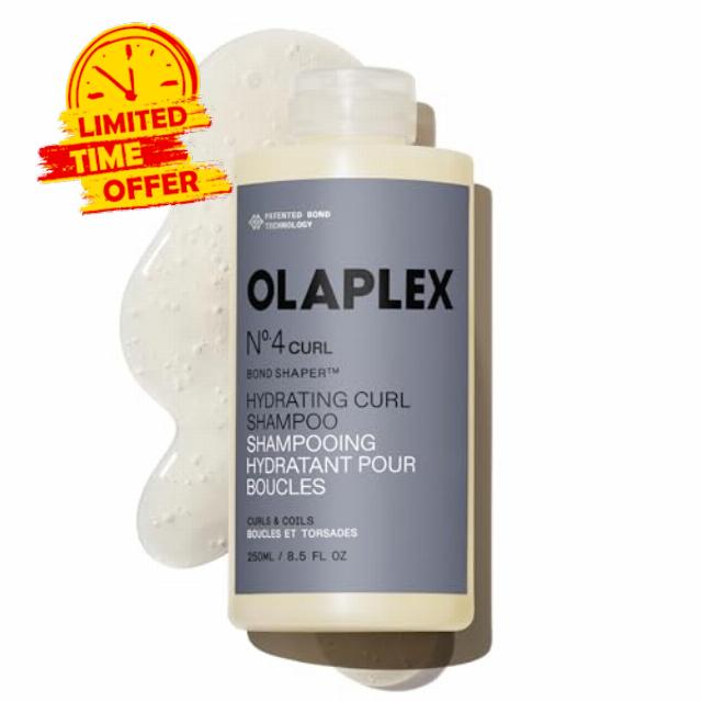 OLAPLEX N°.4CURL Bond Shaper™ Hydrating Curl Shampoo                                                          7-Day Hydrated Curls