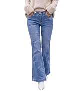 luvamia Wide Leg Jeans for Women High Waisted Stretchy Baggy Denim Pants | Trendy Adjustable Cinc...