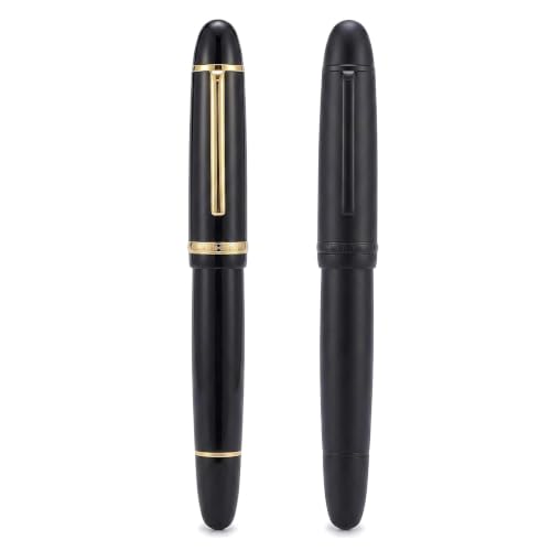 Gift Box High-Capacity Converters Reduce Refills; Smooth 0.5mm Fine Nibs For Precisely For Executive Signing & Luxury Gifting
