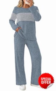 WIHOLL Outfit for Women Set Pants Two Piece Outfits Matching Sets 2026