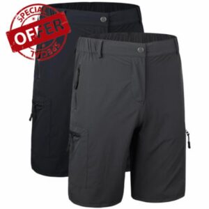 Suwangi Mens Hiking Cargo Shorts Casual Travel Tactical Short for Men                                                          Lightweight，Breathable