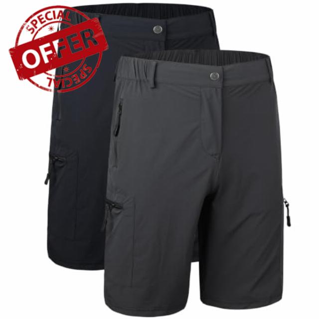 Suwangi Mens Hiking Cargo Shorts Casual Travel Tactical Short for Men                                                          Lightweight，Breathable