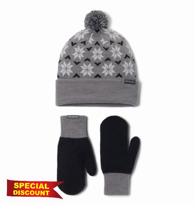 Columbia Women's Snowflake Beanie and Mitten Se