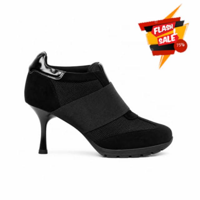 Sneaker Heels for Women Suede Kitten Round T-Toe Comfort                                                          Casual