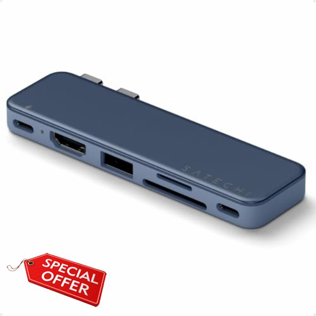 Satechi 6-in-2 USB-C Snap Hub