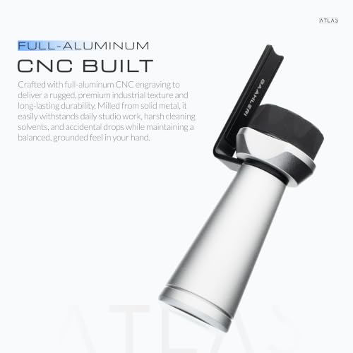Built-In Storage & Brush Shaping Plate for Precise