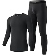 DAVID ARCHY Men’s Heavyweight Thermal Underwear for Extreme Cold, Perfect for Harsh Winter from -...