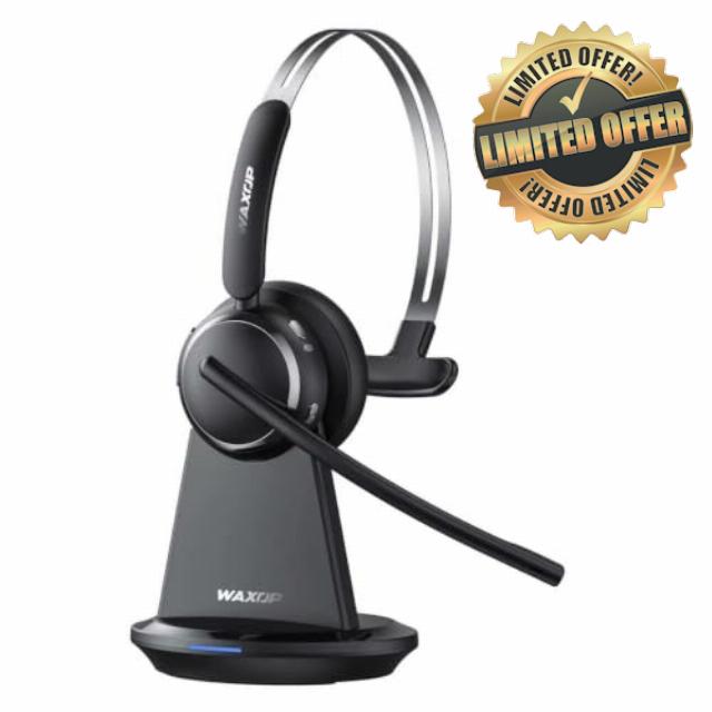 Wireless Headset with Mic for Work