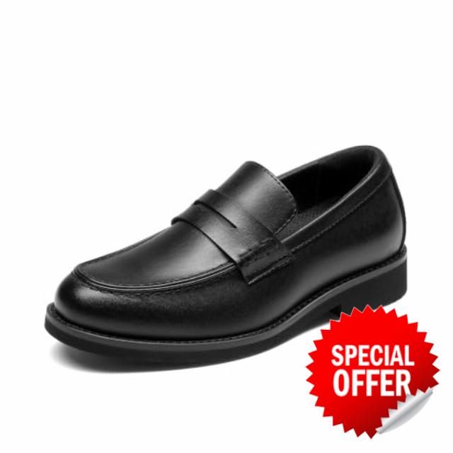 Bruno Marc Boy's Penny Loafers Dress School Shoes                                                          Comfort Contoured Moisture-wicking Insole Lightweight Non Slip Outsole Classic Slip on Church Formal Wedding Party Graduatio