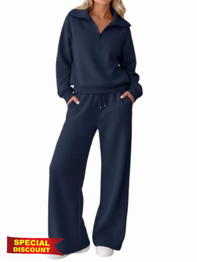 EFAN Womens Sweatsuits Modal Blend 2 Piece Matching Sets Comfy Lounge Wear                                                          Premium Air Layer Sweat Sets