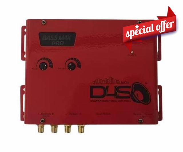 Down4Sound Bass Max Pro Red Bass Restoration Processor Car Audio