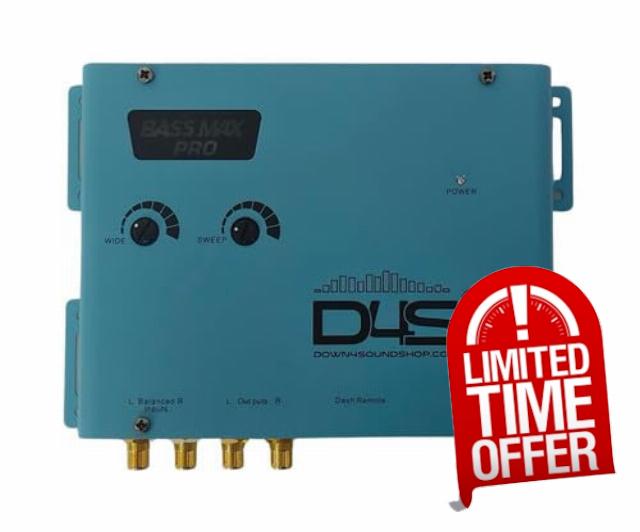 Down4Sound Bass Max Pro Blue Bass Restoration Processor Car Audio