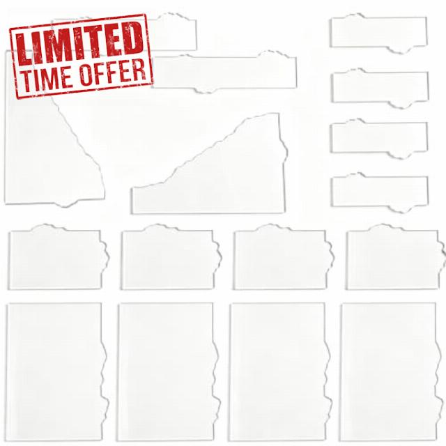 16-Piece Terrain Footprint Set