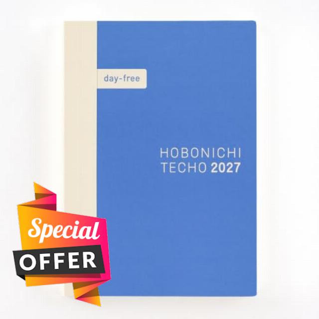 Hobonichi Techo 2027 Day-Free Book – A6