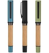 Jinhao Shark Series Fountain Pen, 12 Pack Fine (F) Nib, Assorted Colors, Durable Resin Body, Smoo...