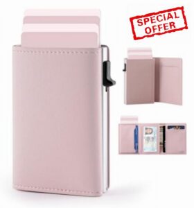 Womens Wallet with Pop Up Card Holder