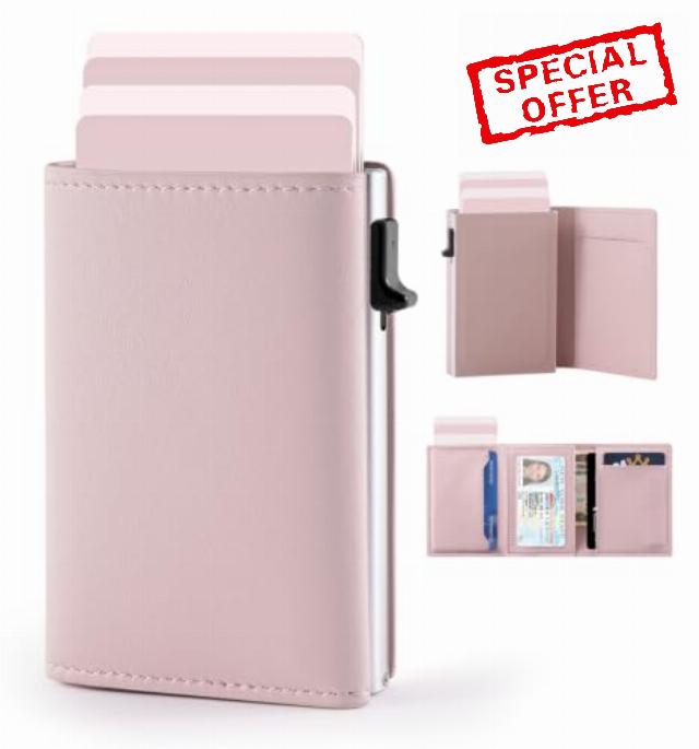 Womens Wallet with Pop Up Card Holder