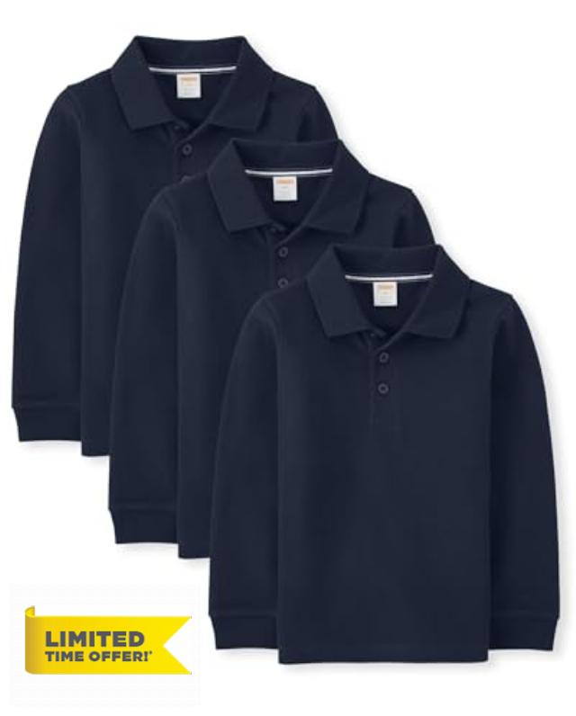 Gymboree Boys and Toddler Long Sleeve Polo Shi