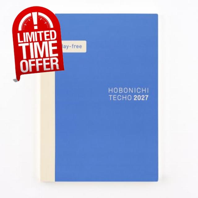 ほぼ日 Hobonichi Techo 2027 Day-Free Book – A5