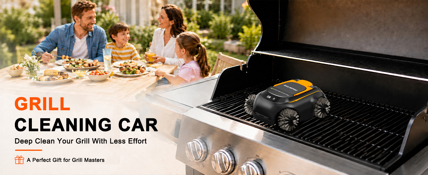 GRILL CLEANING CAR Deep Clean Your Grill With Less Effort A Perfect Gift for Grill Masters