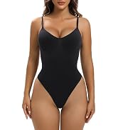 YIANNA Women Shapewear Tummy Control Bodysuit Bathroom-Friendly Body Shaper | Seamless Body suits...