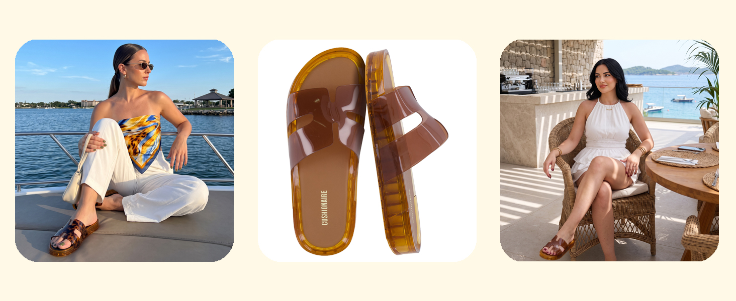 palm, lifestyle, jelly slide sandal, banner