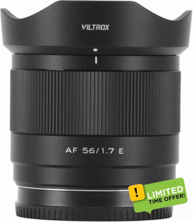 VILTROX 56mm F1.7 E Mount Lens for Sony APS-C Cameras                                                          Autofocus Portrait Prime Lens Compatible with Sony a6700 a6600 a6400 ZV-E10 a7IV a7RV Series Cameras