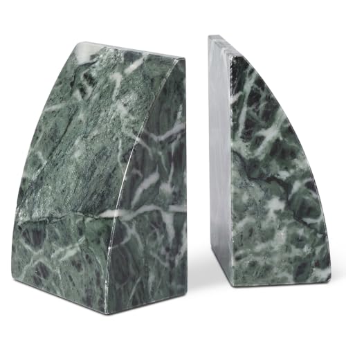 8Lbs Large Stone Bookends for Heavy Books