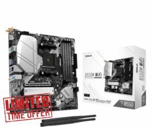 ASRock B550M WiFi Micro-ATX Motherboard