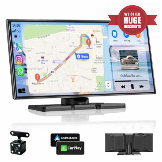 11.5" Wireless Portable CarPlay Screen for Car                                                          Apple Carplay & Android Auto Touch Screen