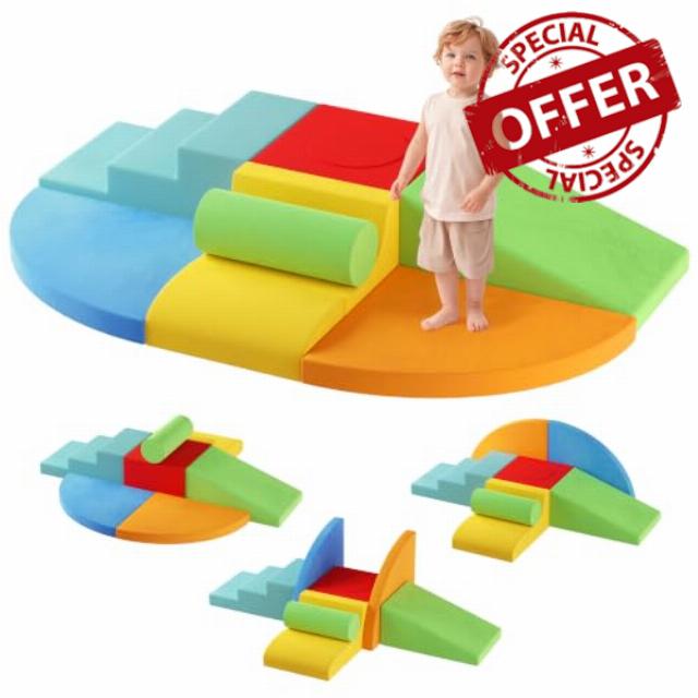 Urban Deco Foam Climbing Blocks for Toddlers