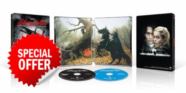 Sleepy Hollow (Limited Edition Steelbook Reprint) [4K UHD + Blu-Ray + Digital Copy]