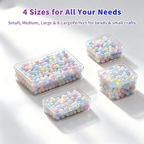 4-Layer Clear Bead Organizer Box