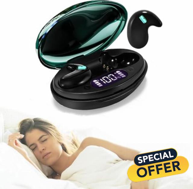 Sleep Earbuds Ultra-Thin Wireless Bluetooth 5.3 Earbuds for Side Sleepers