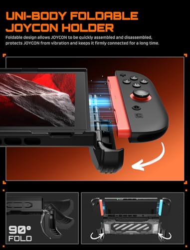 Dockable with Aluminum Stand                                                          Quick-Release Joy-Cons