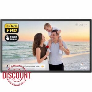 NexFoto 32 Inch Touchscreen Large Digital Picture Frame