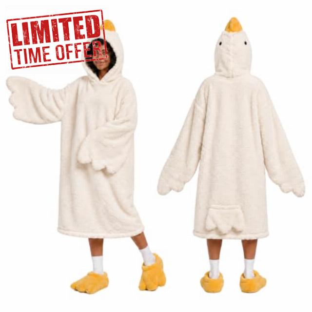 Wearable Goose Blanket Hoodie