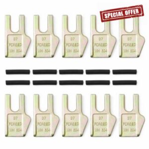 Auger Teeth Set 35 Size Replacement for Excavator & Loader Augers                                                          10 Pack Spiral Gage Tooth w/Rubber Strips