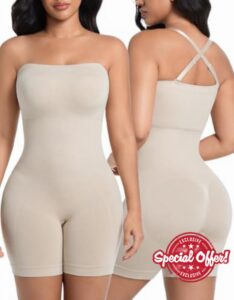 SIMIYA Shapewear Bodysuits Built in Bra
