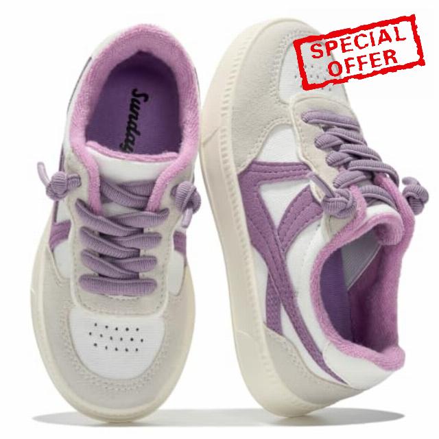 Sundays Canvas Kids Shoes - Non-Slip Sneakers for Girls & Boys (Tilly Kids)                                                          Lightweight Shoes for Girls - Terry Cloth Lining Boys Shoes & Girls Sneakers with Soft Foam Insole Kids Girls Shoes