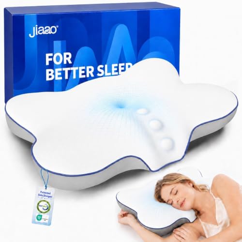 Patented Side Sleepers Contour Orthopedic Pillow for Neck Support