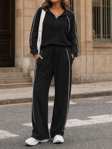 Wide Leg Drawstring Pants with Pocket