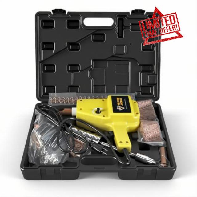 YELLOW JACKET Stud Welder Kit with Complete Accessories                                                          5500 Stud Welder Dent Repair Kit