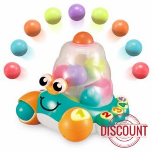 Interactive Crawling Counting Crab Toy