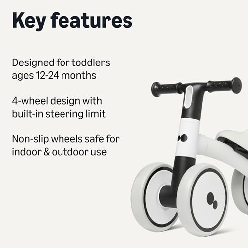 4-Wheel Toddler Bike for Ages 12-24 Months