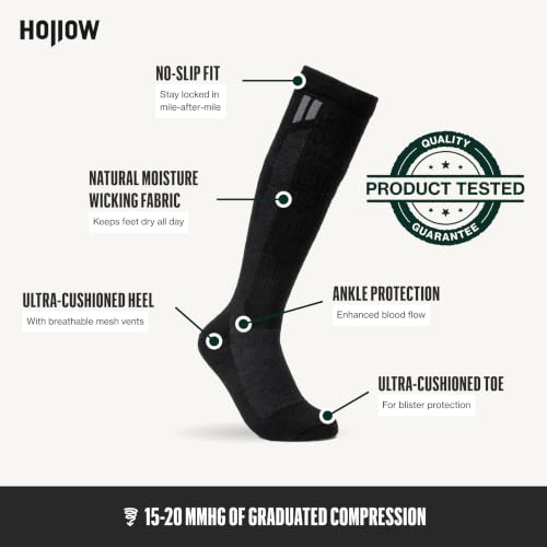 Made in USA Graduated Compression Reduces Leg Pain and Swelling with No Marks