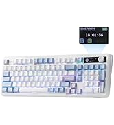 EPOMAKER TH80 V2 75% Wireless Mechanical Keyboard with Metal Knob, 8000mAh, 2.4Ghz/BT/USB-C, RGB,...