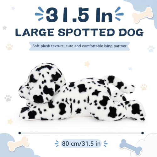 Spotted Dog Plush Pillow Giant Plush Toy Gift for Dog Lovers