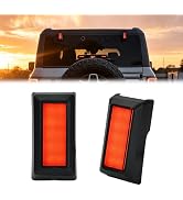 KEWISAUTO LED Grill Lights for 2020-2024 Jeep Gladiator JT Amber 4pcs | Amber Grille Mesh Lights,...